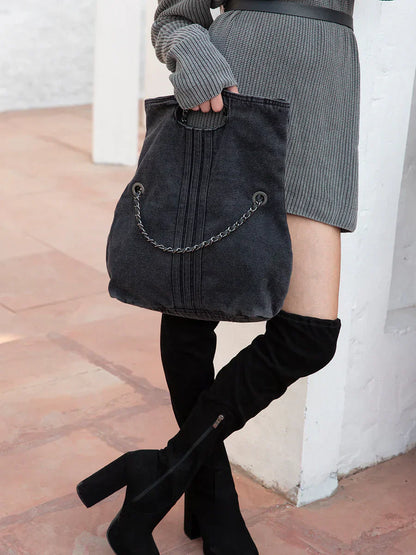 Adele | Skulderveske i Denimlook