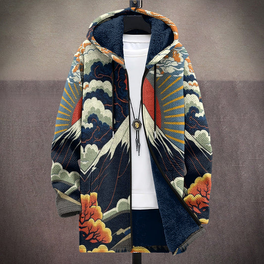 Ulrikke | Unik Cardigan med Kunstnerisk Inspirasjon