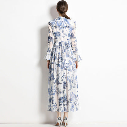 AERIS – ELEGANT BLEKKTRYKK KJOLE