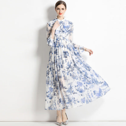 AERIS – ELEGANT BLEKKTRYKK KJOLE