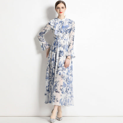 AERIS – ELEGANT BLEKKTRYKK KJOLE