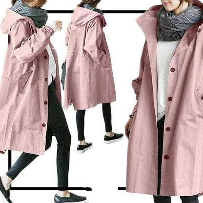 Mandy - Stilig Vanntett Trench Coat
