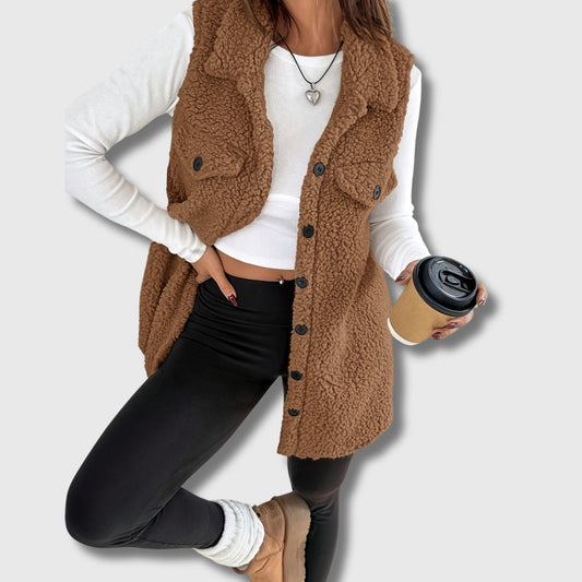 Oda | Vest med Krage og Eleganse