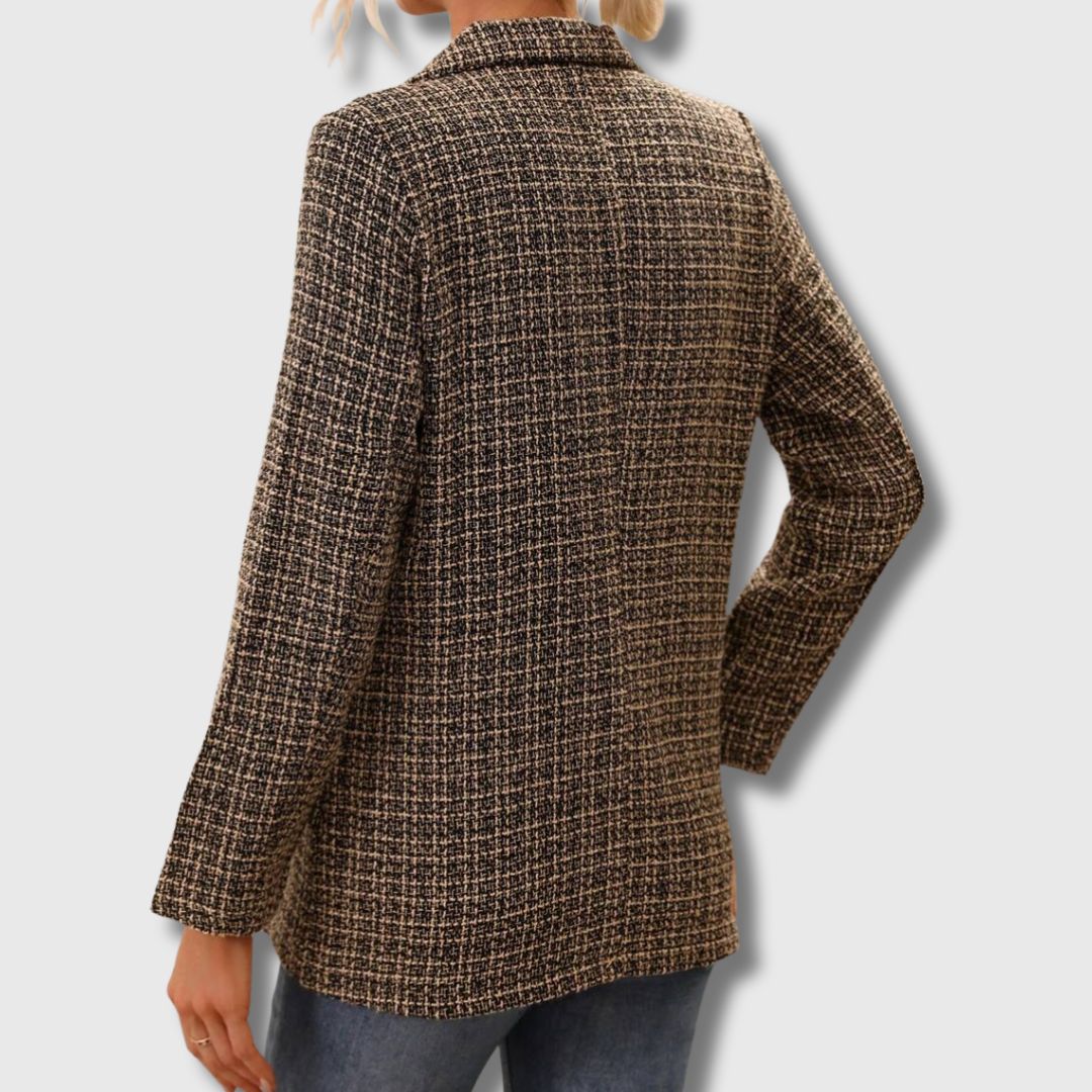 Maren | Dobbeltspent Mønstret Blazer