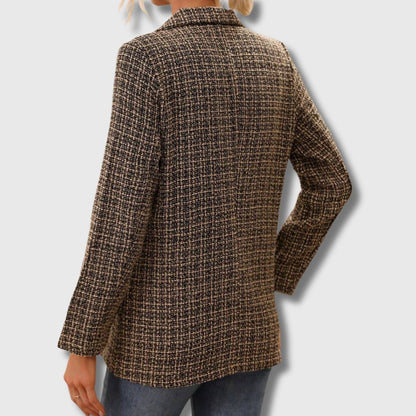 Maren | Dobbeltspent Mønstret Blazer