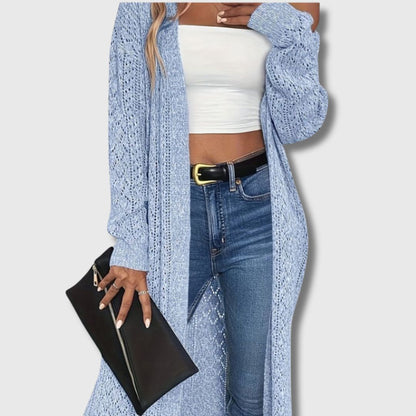 Selvika | Lang Åpen Cardigan for Kvinner