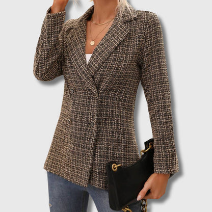 Maren | Dobbeltspent Mønstret Blazer