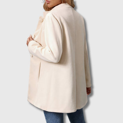 Thale | Elegant Lang Knappelukket Jakke