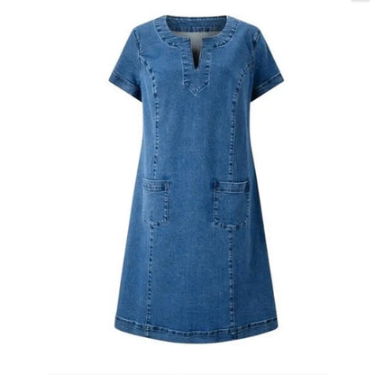 Guroline | Myk Denim Kjole
