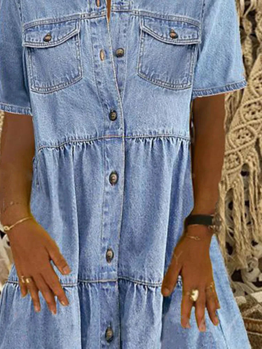 Eirill | Boho Denimkjole
