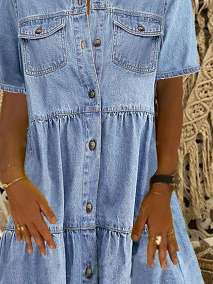 Eirill | Boho Denimkjole