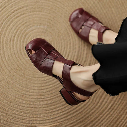 Coralia Chunky Heel Sko