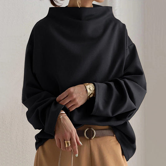 Bergitta | Elegant Høyhalset Topp