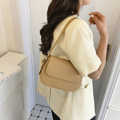 Eldborg | Elegant skulderveske i dempet nude-tone