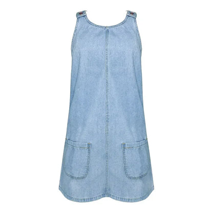 Petra | Praktisk og Lett Denim Sommerkjole