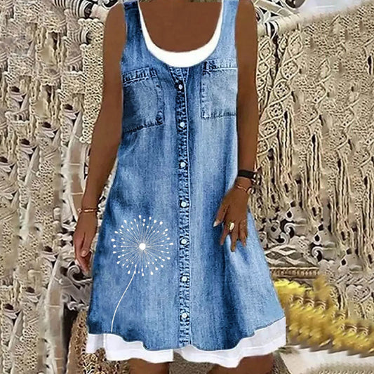Gunnvor | Myk & Elegant Denimkjole