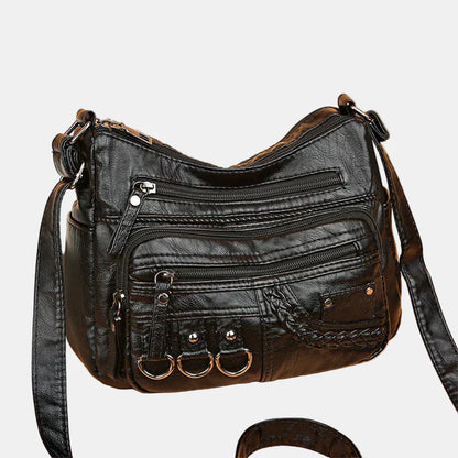 Ida | Trendy Skulderveske med Detaljer