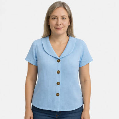 Birit™ | Stilig Knappebluse