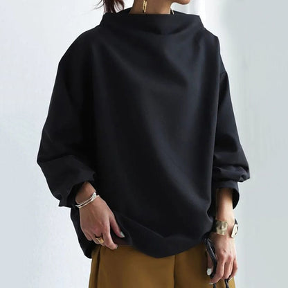 Bergitta | Elegant Høyhalset Topp