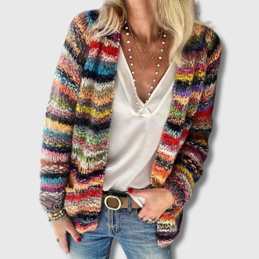 Alva | Kort Cardigan med Belte og Knapper