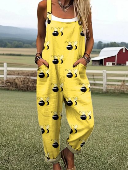 SAVANNAH – ENKEL BLOMSTRET AVSLAPPET JUMPSUIT