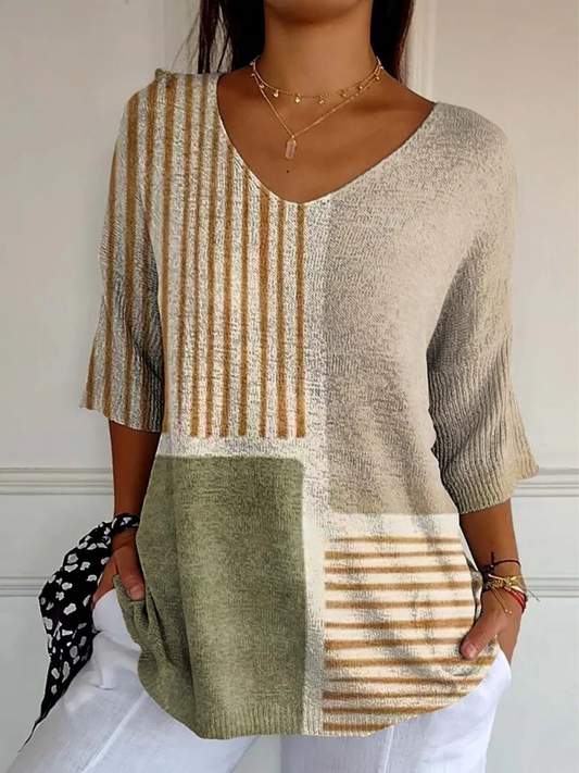 Signa | Bluse med Strukturelt Uttrykk