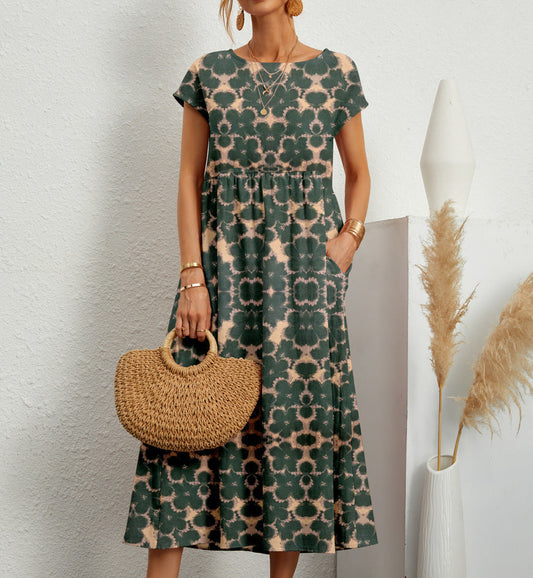 Ylva – Elegant Blomsterkjole