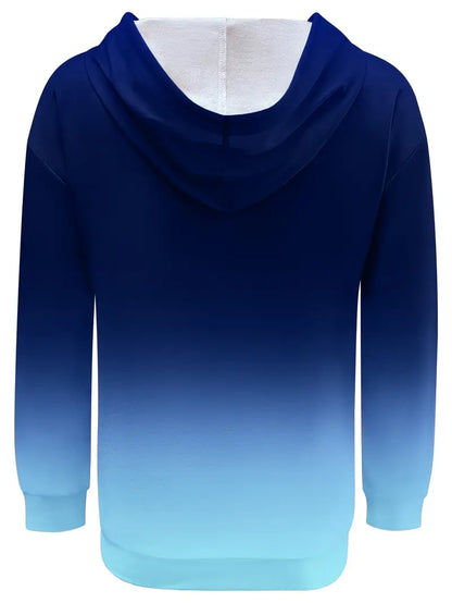 Helene | Hoodie Med Fargeovergang