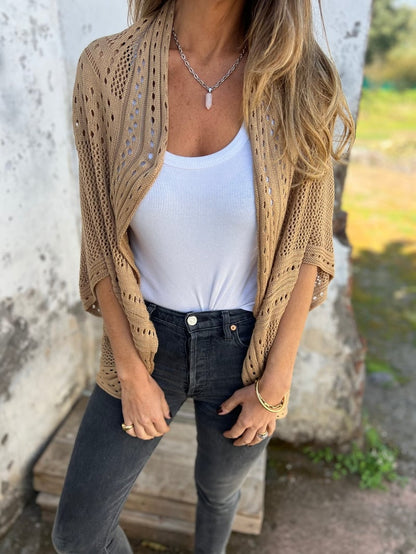 Siglinn | Luftig Heklet Cardigan