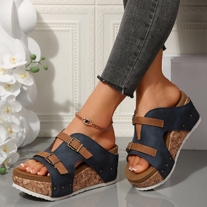 Harbor Buckle Comfort Hælstøtte Sandaler