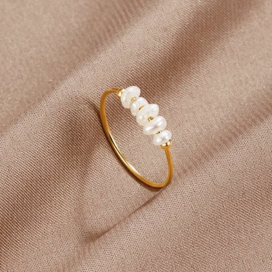 Célestiane | Ring Med Ferskvannsperler