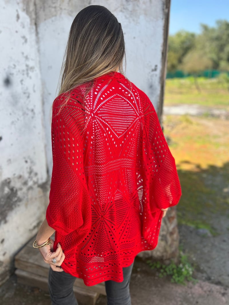 Siglinn | Luftig Heklet Cardigan