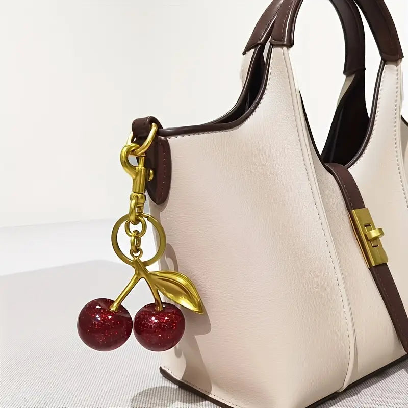 Cherry Bag Charm