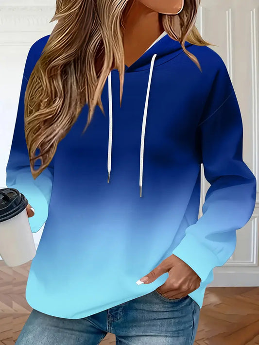 Helene | Hoodie Med Fargeovergang