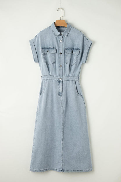 Celine | Elegant Denim Kjole