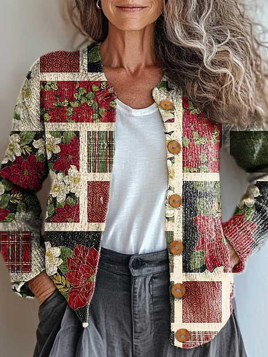 Noelle | Julestemning patchwork-jakke