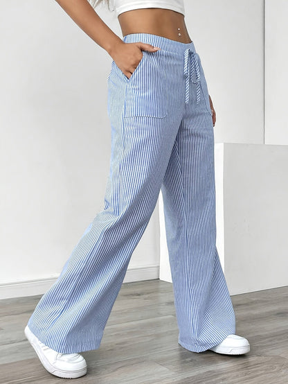 Gulia™ | Casual Dame Sommerbukse med Vide Ben