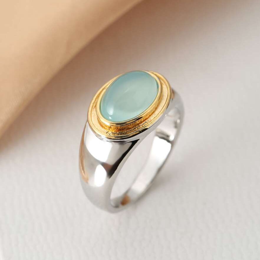 Camylla | Vintage Ring I Grønn Granat