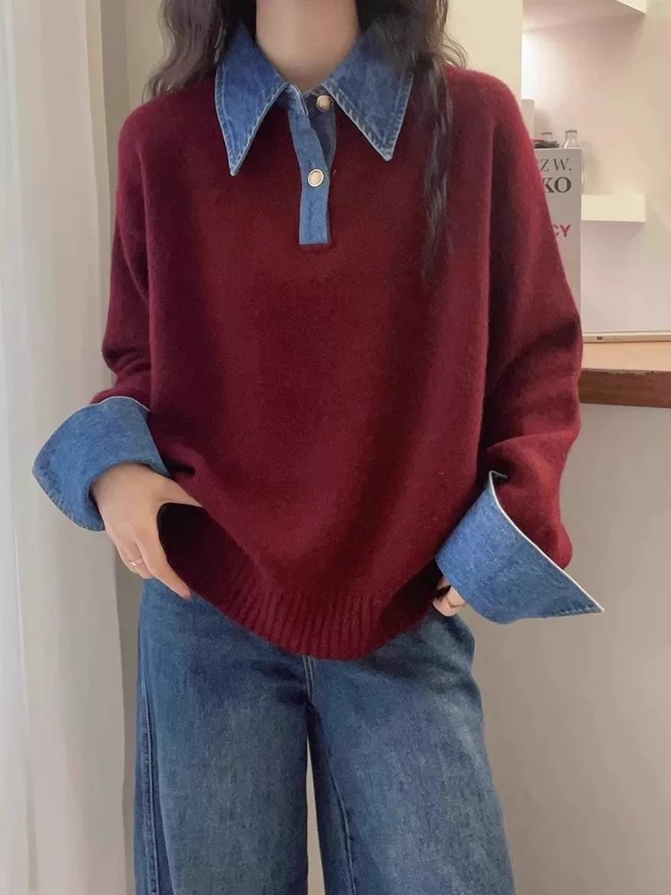 Kristine | Casual Genser med Moderne Detaljer