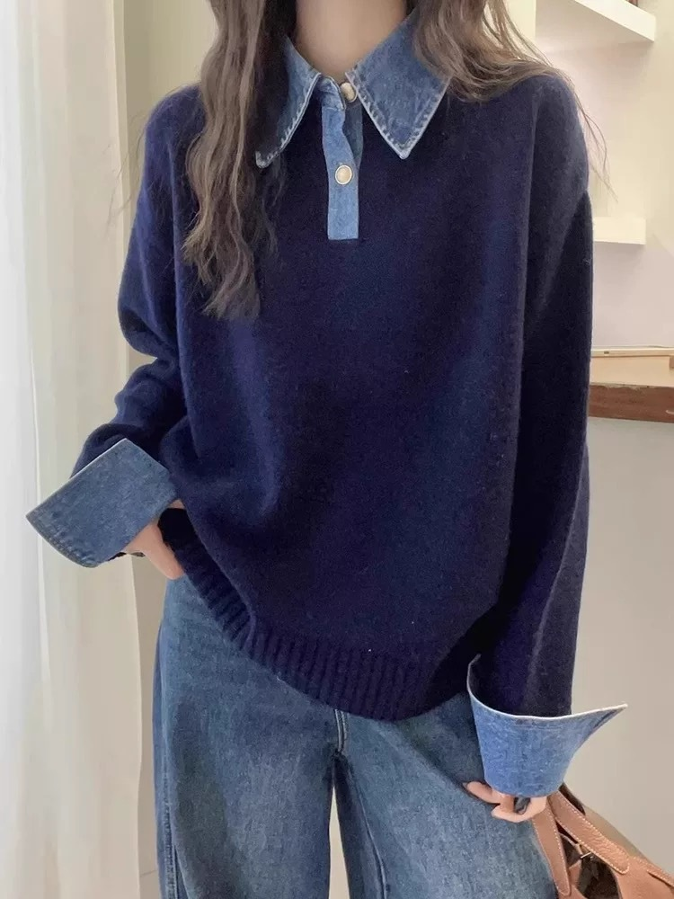 Kristine | Casual Genser med Moderne Detaljer
