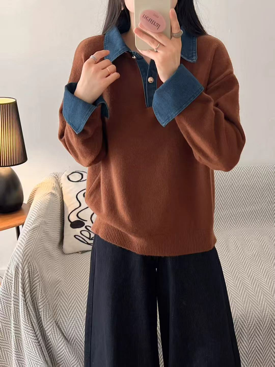 Kristine | Casual Genser med Moderne Detaljer