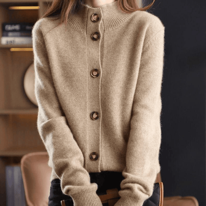 Anny - Luksuriøs Cashmere Strikket Cardigan