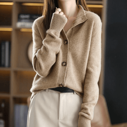 Anny - Luksuriøs Cashmere Strikket Cardigan