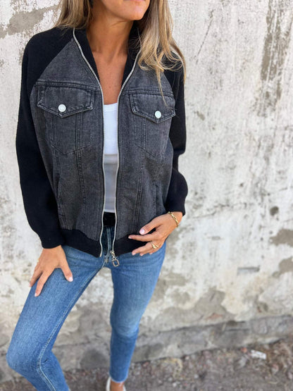 Isabella | Casual V-hals Ykkers Jacket