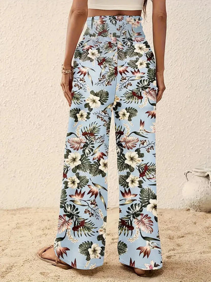 Léonie™ | Lett Dame Sommerbukse med Unik Blomsterprint