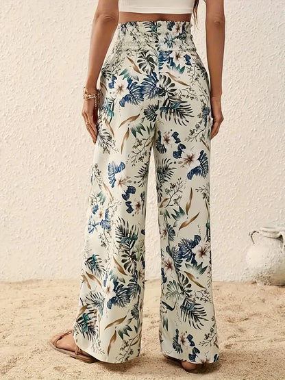 Léonie™ | Lett Dame Sommerbukse med Unik Blomsterprint