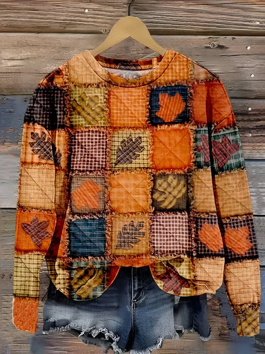 Evelien | Myk Patchwork-Genser