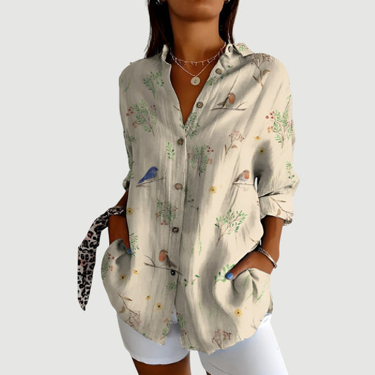 Ronja™ | Kunstnerisk Bloom Bluse