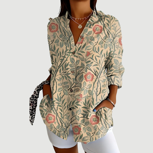 Nora™ | Kunstnerisk Bloom Bluse