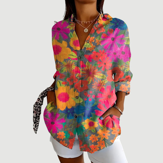 Elva™ | Kunstnerisk Blomsterbluse